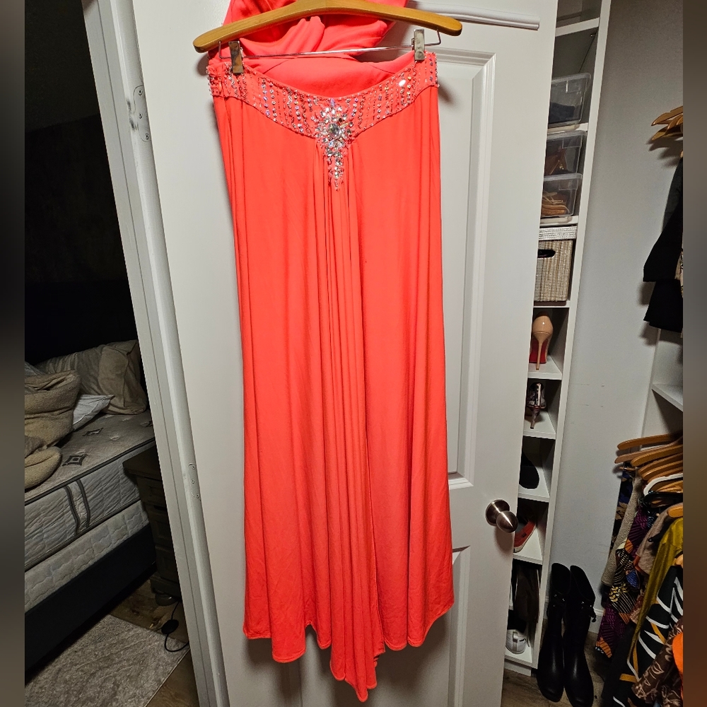 Stunning hot pink prom bridesmaid dress from Cachet - Picture 8 of 10